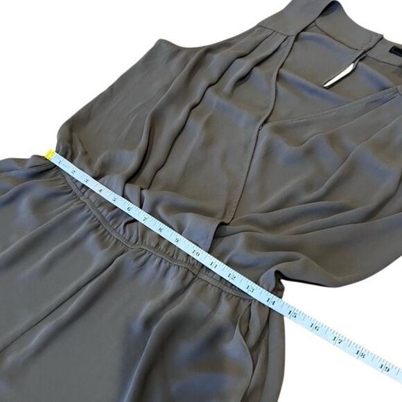 BCBGMAXAZRIA Thalia Romper Spanish Moss (Green) Size Medium - Picture 10 of 16